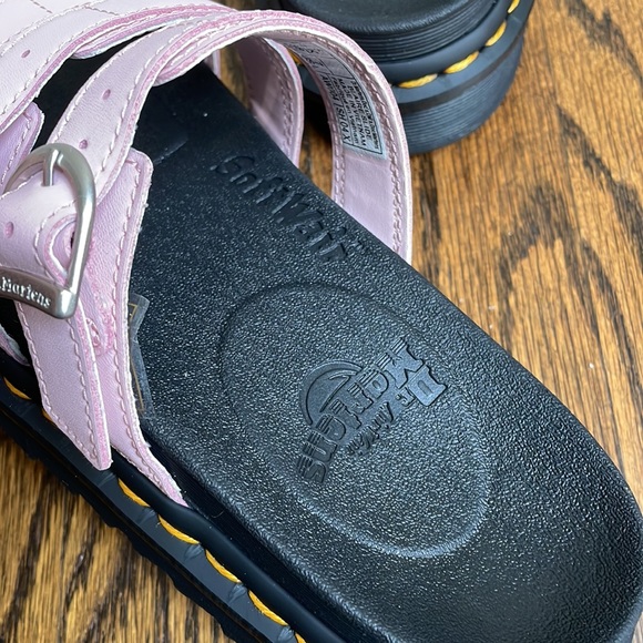 Dr Martens Docs Soft Wair Blaire Slide Sandals Platform Pink - Picture 6 of 8